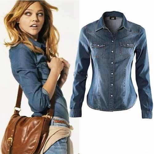 Women's Jeans Shirt – How to Wear it with 55 Incredibly Beautiful Looks!