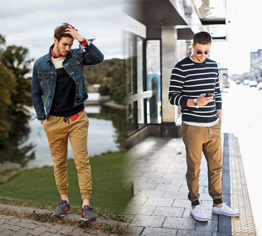 Pantaloni jogger da uomo: come si usano + 60 modelli e combinazioni