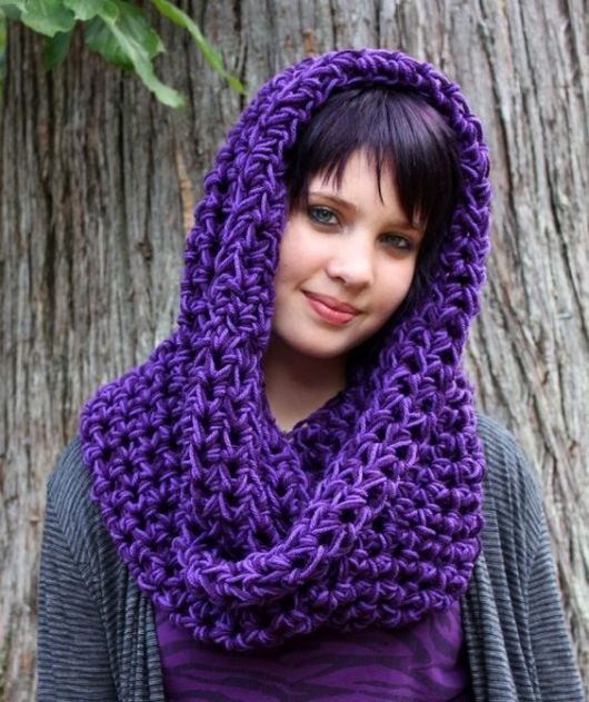 Hooded scarf: templates and tutorials with graphics and recipes!
