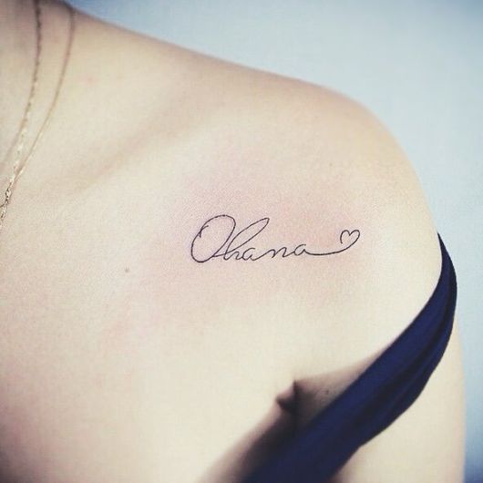 Tatuaje Ohana – ¿Qué significa? + 60 inspiraciones apasionadas!