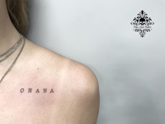 Tatouage Ohana - Qu'est-ce que cela signifie? + 60 inspirations passionnées !