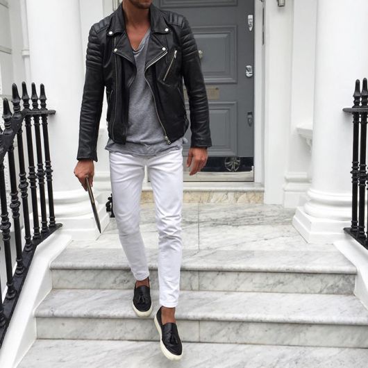 How to Wear Men's White Pants - 70 Ideas to Get Out of the Basics!