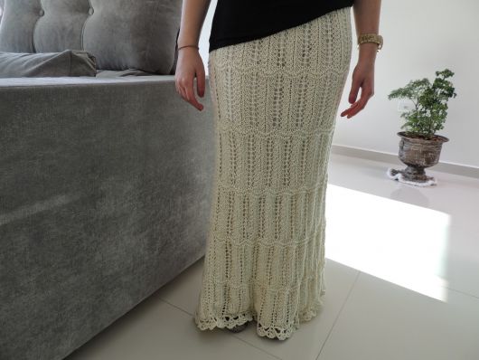 Knit skirt: models, tips and 30 beautiful looks.