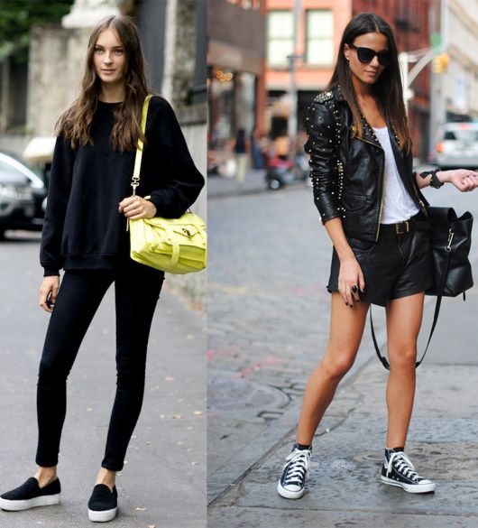 Looks avec des baskets noires : 106 inspirations incroyables pour hommes et femmes