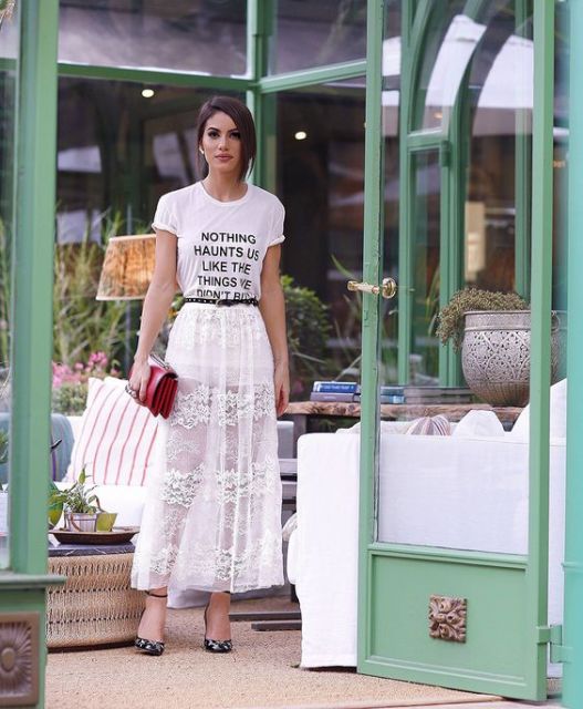 Transparent Skirt – How to Join the Trend with 51 Fascinating Looks!