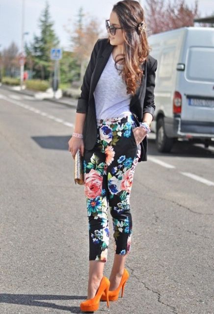 How to wear printed pants: photos, models and 59 fashion looks.