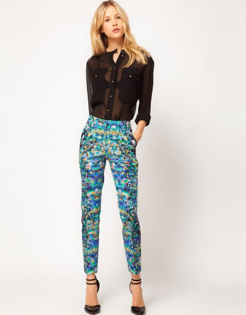 How to wear printed pants: photos, models and 59 fashion looks.