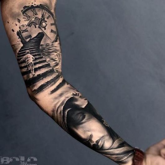 Tatouage bras fermé masculin – 80 inspirations sensationnelles !