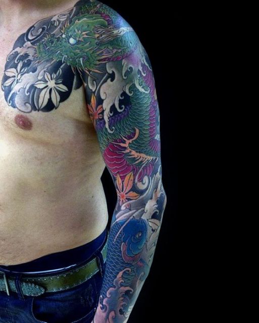 Tatouage bras fermé masculin – 80 inspirations sensationnelles !