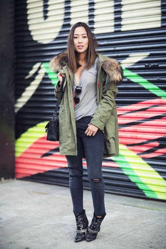 Military green parka – 60 beautiful models and how to compose the looks!