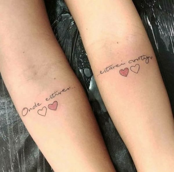 Tatuaggio per i migliori amici - 50 idee belle, carine ed eleganti!