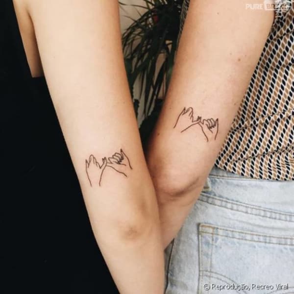 Tatuaggio per i migliori amici - 50 idee belle, carine ed eleganti!