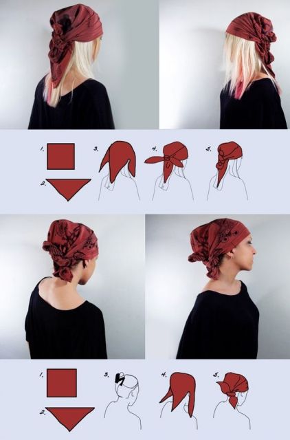 Pañuelo para la cabeza: ¡+ 80 formas súper elegantes y cómo usar el tuyo!