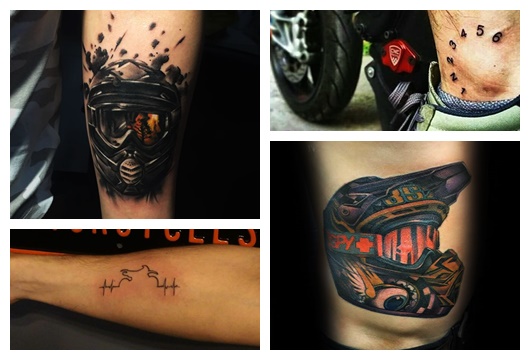 Motocross Tattoo: 25 fantastiche idee da usare come ispirazione!