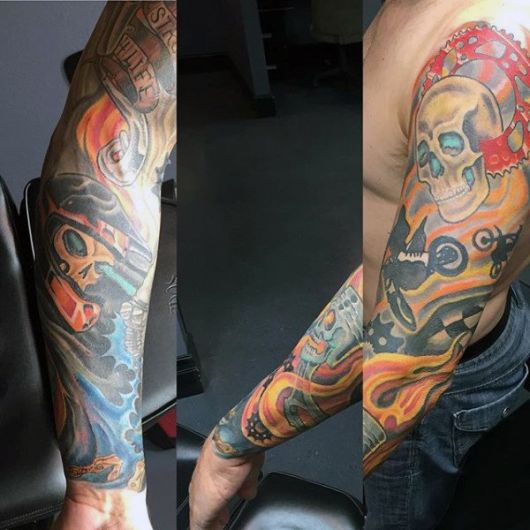 Motocross Tattoo: 25 fantastiche idee da usare come ispirazione!