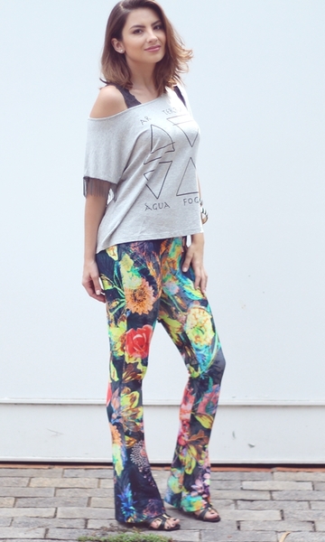 Printed Flare Pants - How to Combine with 46 Spectacular Looks!