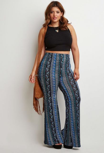Printed Flare Pants - How to Combine with 46 Spectacular Looks!