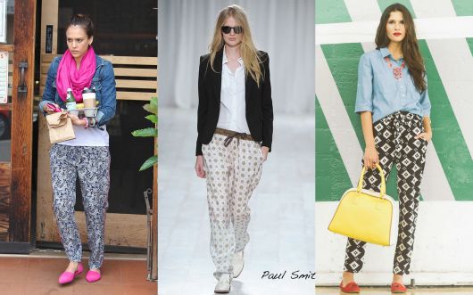 Pajama pants: Fashion tips and 80's looks