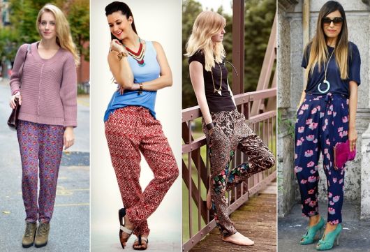 Pantaloni del pigiama: consigli di moda e look anni '80