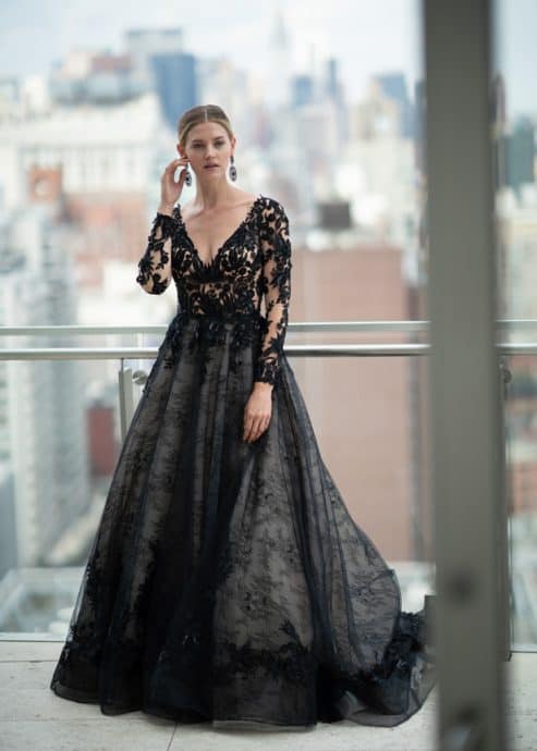 Black wedding dress – 72 photos of stunning models!