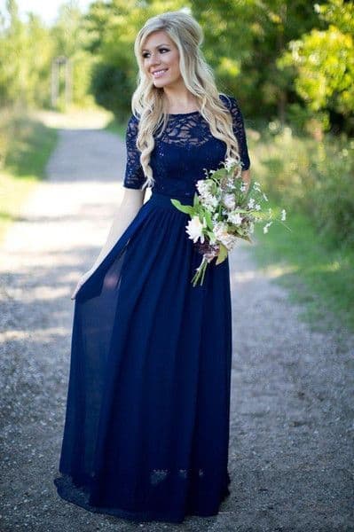 Robe de mariée bleue – 51 modèles et tons pour impressionner !