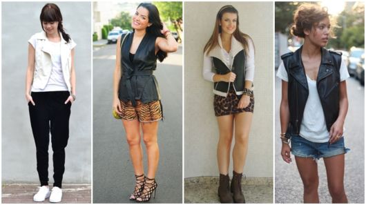 Women's Leather Vest – 42 Stylish Looks To Wear With The Piece!