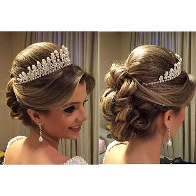 Bridal crown hairstyles: 35 beautiful ideas for the big day!
