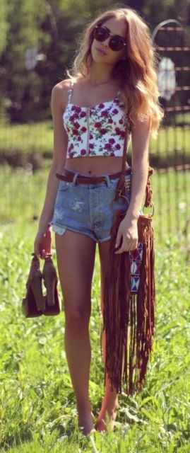 Cropped with shorts: 35 beautiful looks and tips on how to wear them!