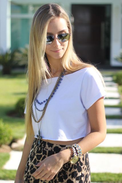 Cropped with shorts: 35 beautiful looks and tips on how to wear them!