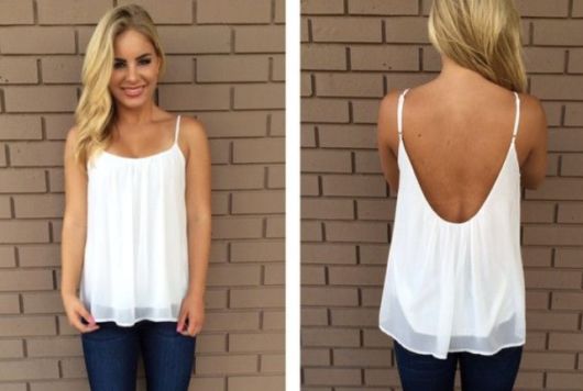 Looks con camiseta sin mangas blanca para mujer: ¡25 hermosas ideas para inspirarte!