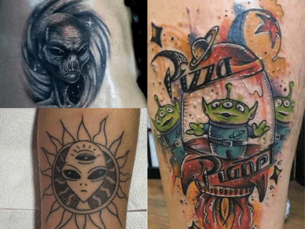 Tatuaje ET: ¡50 ideas creativas de tatuajes alienígenas!