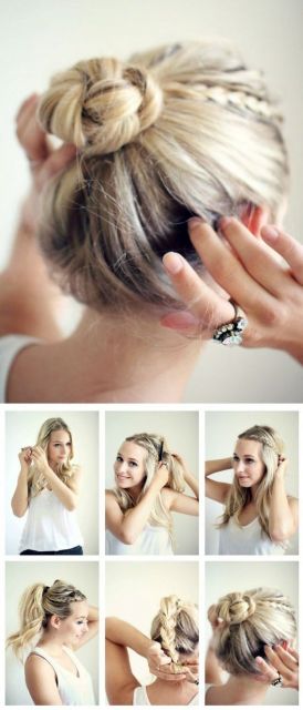 Bun with pompadour: inspirations and how to do it step by step!