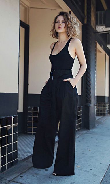 Pantalons noirs : 70+ looks magnifiques avec des conseils étonnants pour que vous vous amusiez !