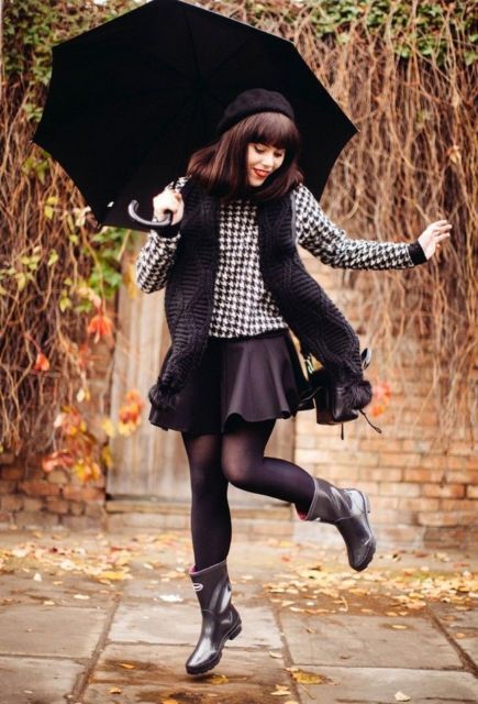 Women's galoshes: how to wear them and rock! Tips and tricks!