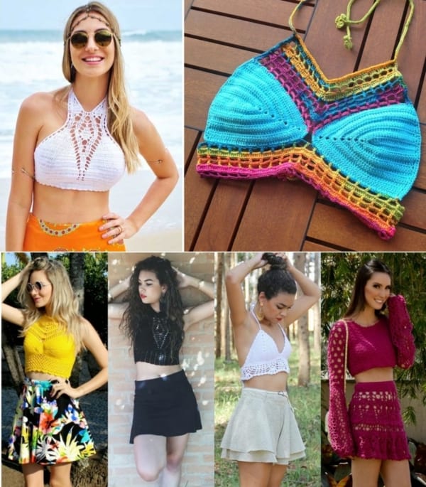 【CROCHET TOP 2022】➜ Passo dopo passo • Foto • Grafica