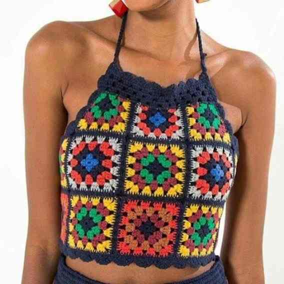 【CROCHET TOP 2022】➜ Passo dopo passo • Foto • Grafica