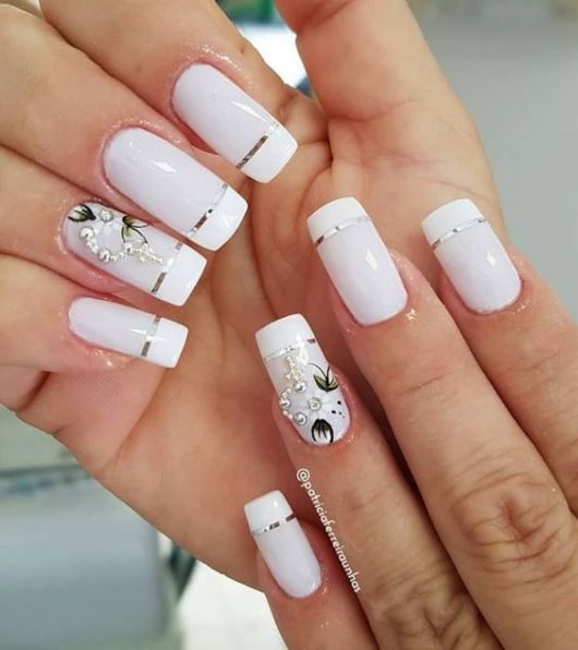 Uñas decoradas simples: ¡65 ideas magníficas y fáciles de hacer!