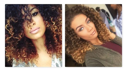 Ombré Hair Curly – The 30 Most Fabulous Hair With the Technique!