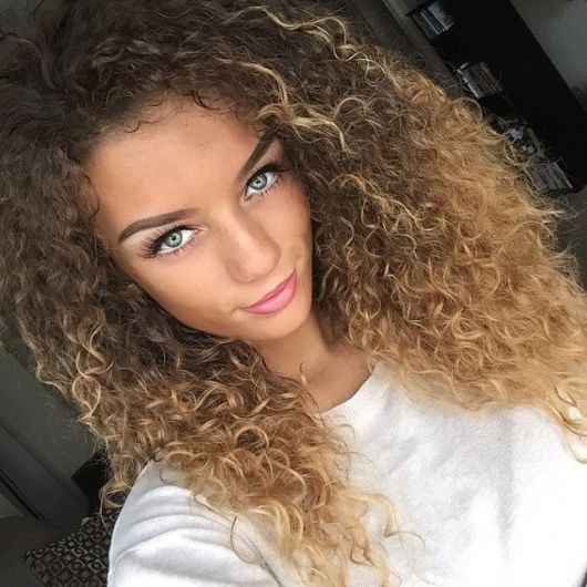 Ombré Hair Curly – The 30 Most Fabulous Hair With the Technique!