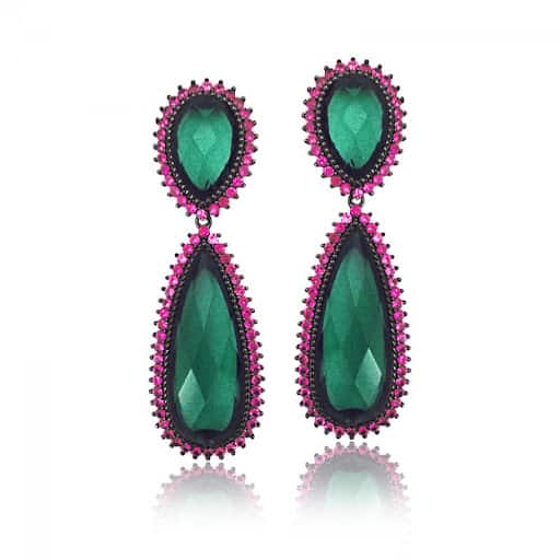 Orecchino di smeraldo - 35 bellissimi modelli di cui innamorarti!