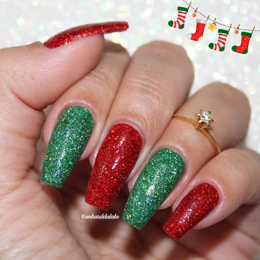 Decorated Nails for Christmas: Step by step and 80+ ideas!
