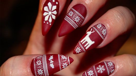 Decorated Nails for Christmas: Step by step and 80+ ideas!