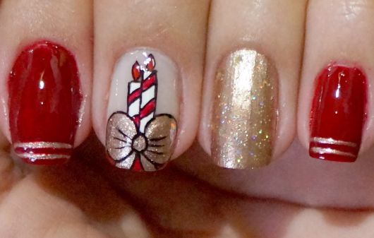 Ongles décorés pour Noël : étape par étape et plus de 80 idées !