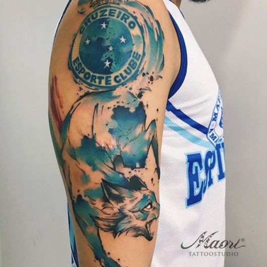 Cruzeiro Tattoo – 60 magnifiques tatouages ​​en l'honneur de l'équipe !