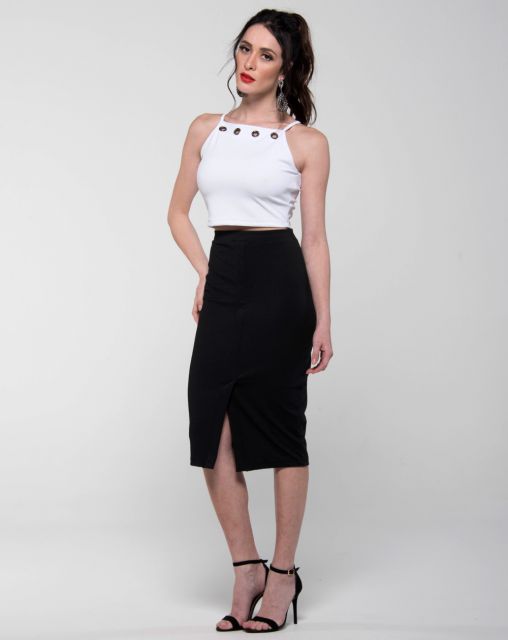 Falda midi ajustada: ¡Modelos y más de 160 estilos de los que enamorarse!