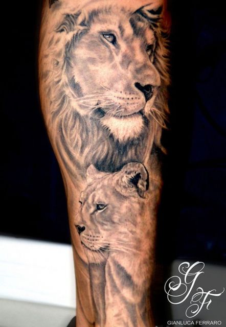 Lion Tattoo - 80 ispirazioni sensazionali e i loro significati!