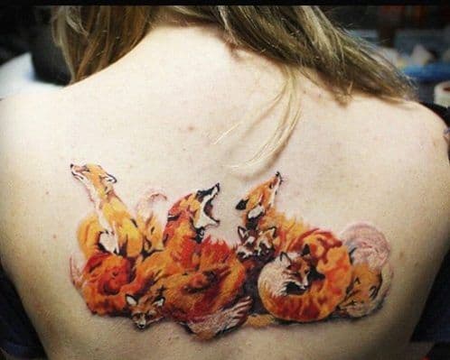 Fox tattoo – 45 beautiful inspirations and their meaning!