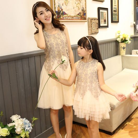 Like Mother Like Daughter party dress: 34 beautiful and charming models!