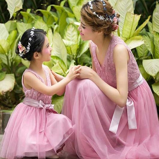 Vestido de fiesta Like Mother Like Daughter: ¡34 hermosas y encantadoras modelos!