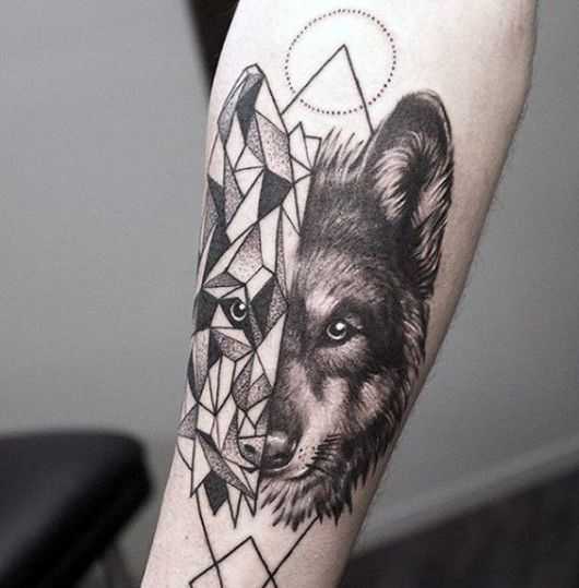 Tatuaje de lobo: ¡90 ideas y significados geniales!